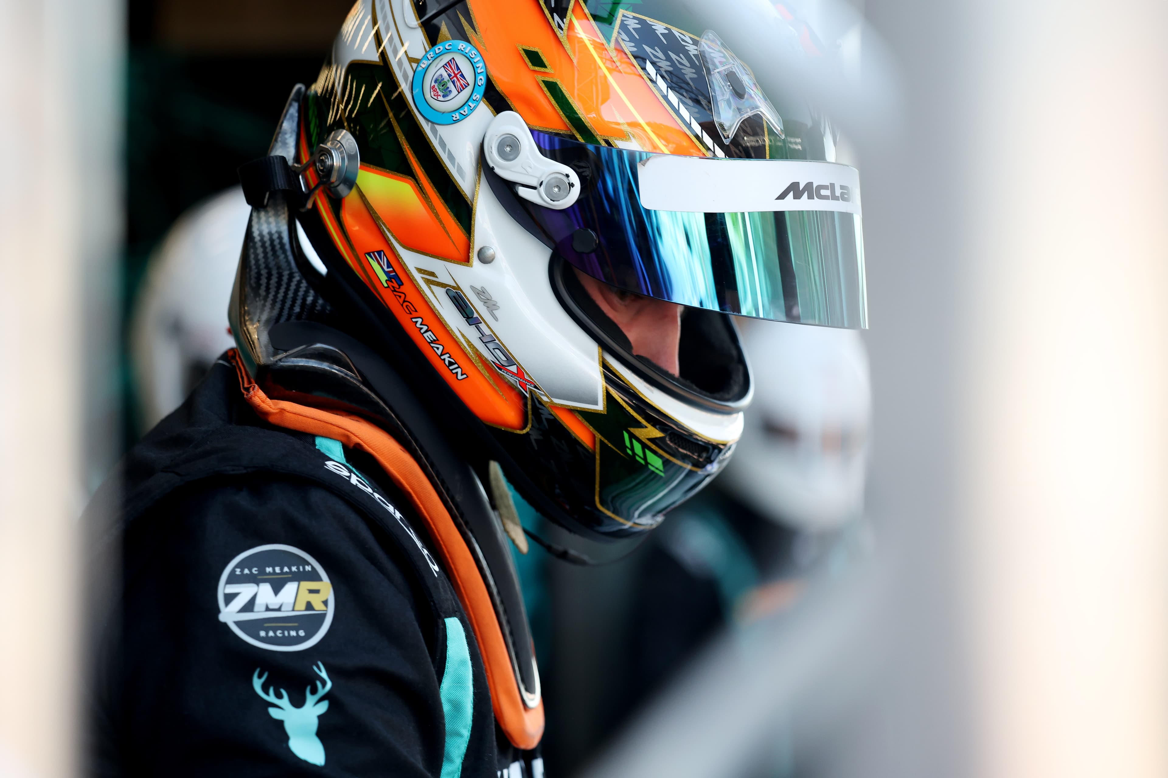 Greystone Driver Zac Meakin Waits To Complete A Driver Change In The Pits At Spa Francorchamps Circuit